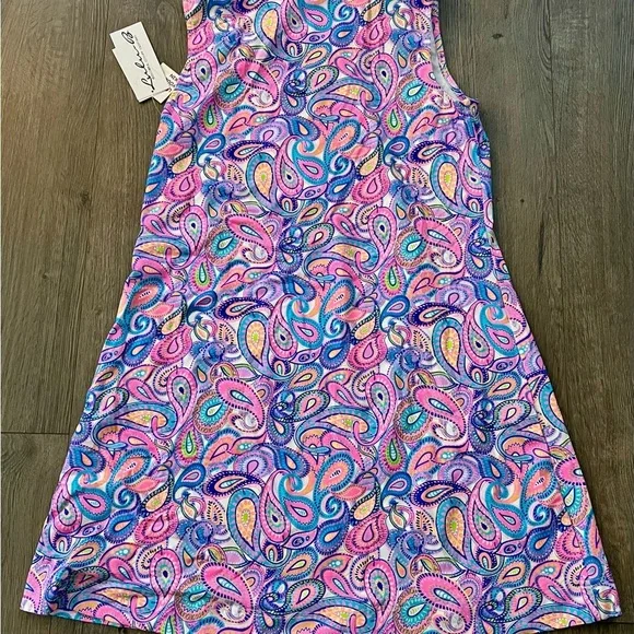 Lulu B Paisley Sleeveless Zip Dress UPF 50+ Cooling Fabric Size Large NWT New​ - Picture 12 of 12